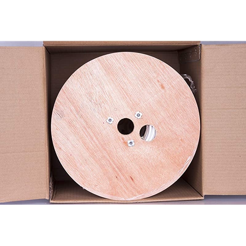 1000 ft RG59 Siamese CCTV Combo Coaxial Cable White 20AWG RG59 + 182 18AWG Power