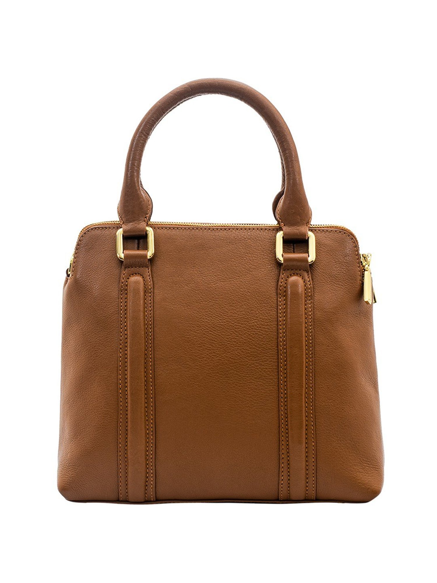 EskeTan Textured Medium Handbag