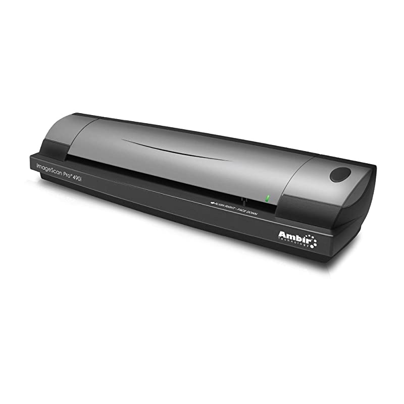 ImageScan Pro 490i Duplex Document Scanner with Scan Business Card for Windows PC