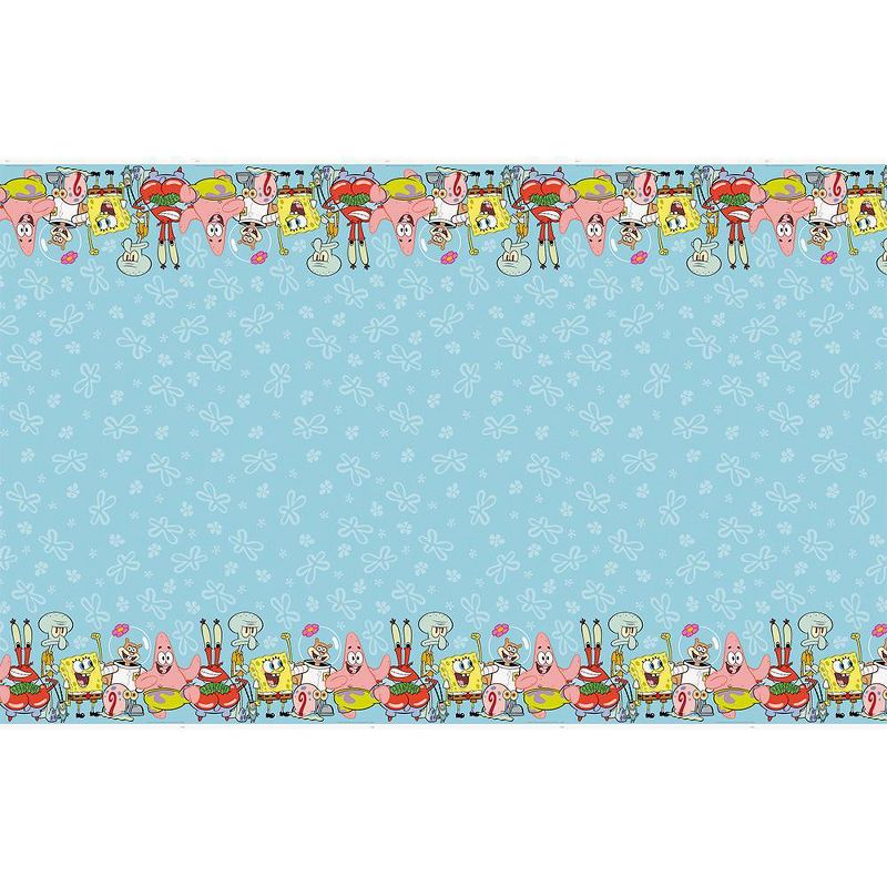 SpongeBob SquarePants 84" Reusable Table Cover Turquoise