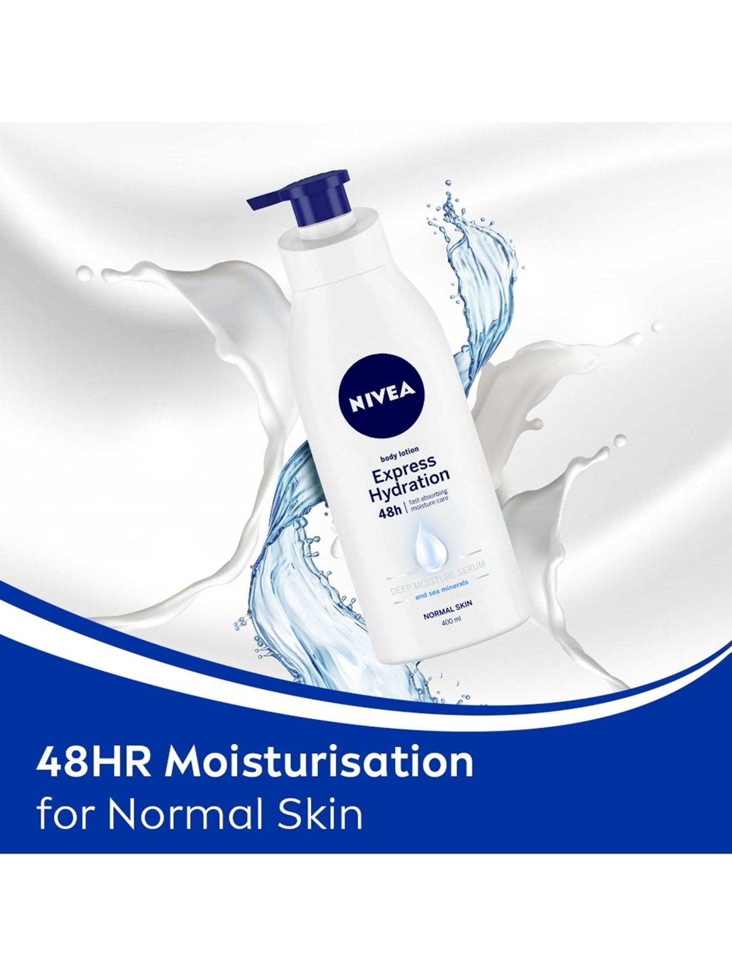 Nivea Express Hydration Body Lotion for Men & Women - 400 ml
