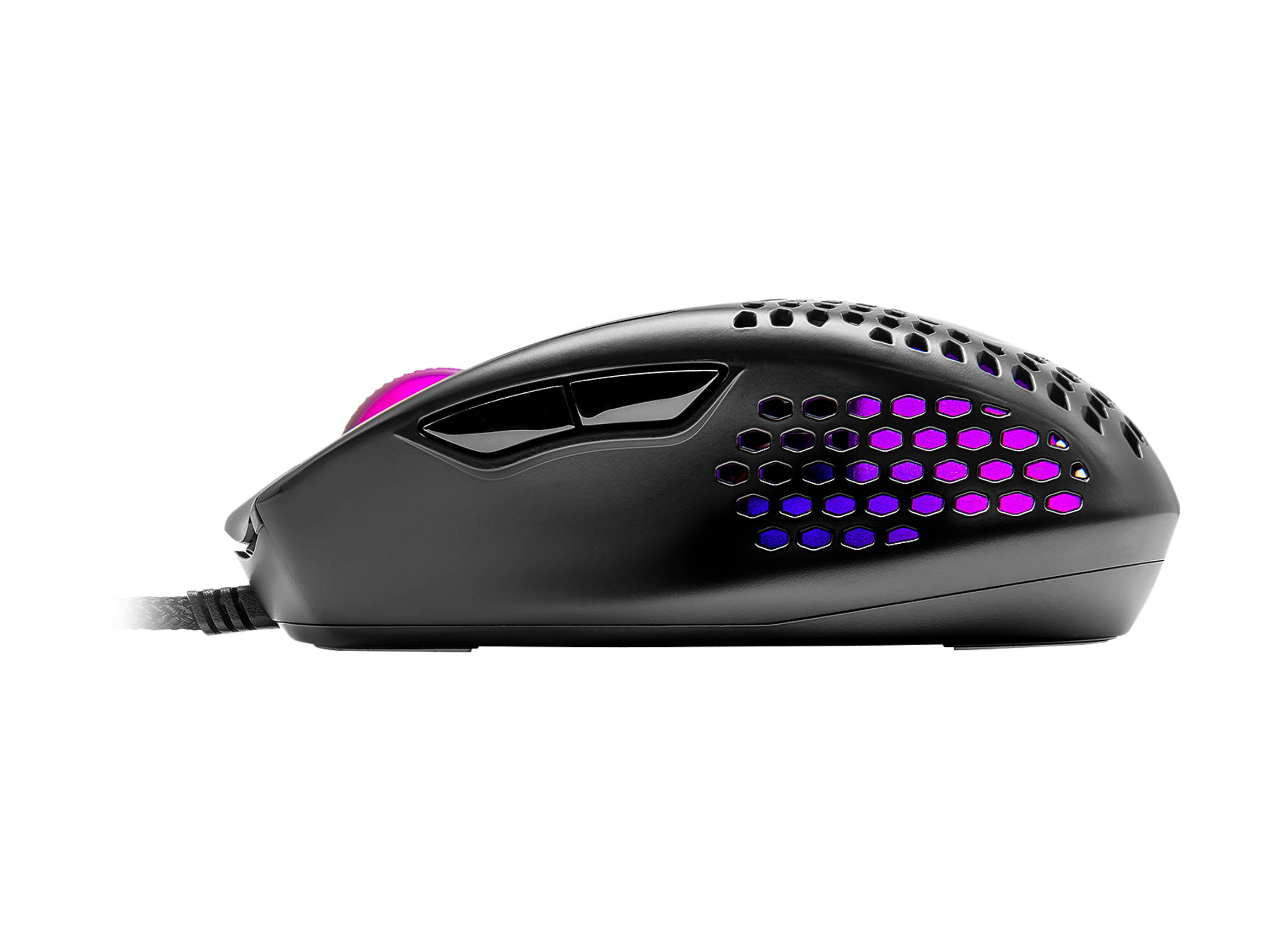 Cooler Master MM720 Black Matte Lightweight Gaming Mouse with Ultraweave Cable, 16000 DPI Optical Sensor, RGB and Unique Claw Grip Shape