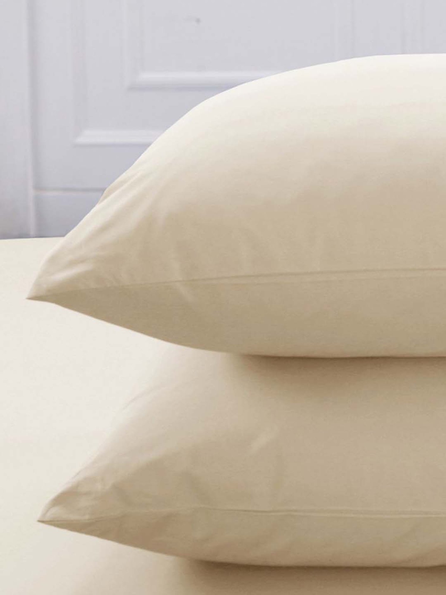 Maspar Beige Cotton 200 TC Bed Sheet Set