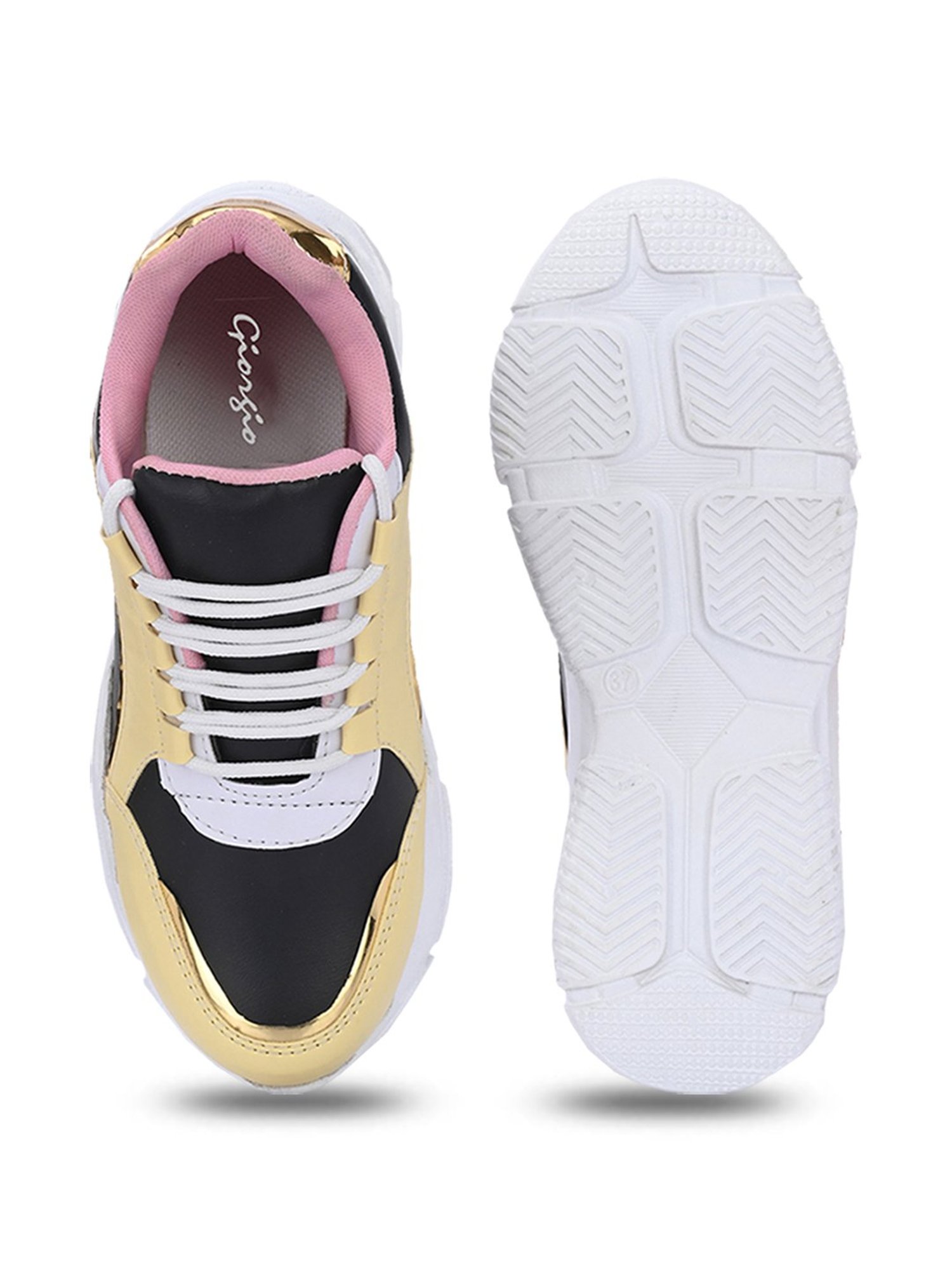 Giorgio Women's Black Running Shoes