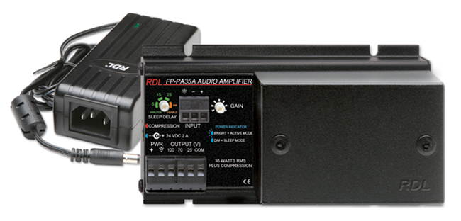 Audio Amplifier 35 W/25 V/70 V/100 V with Power Supply