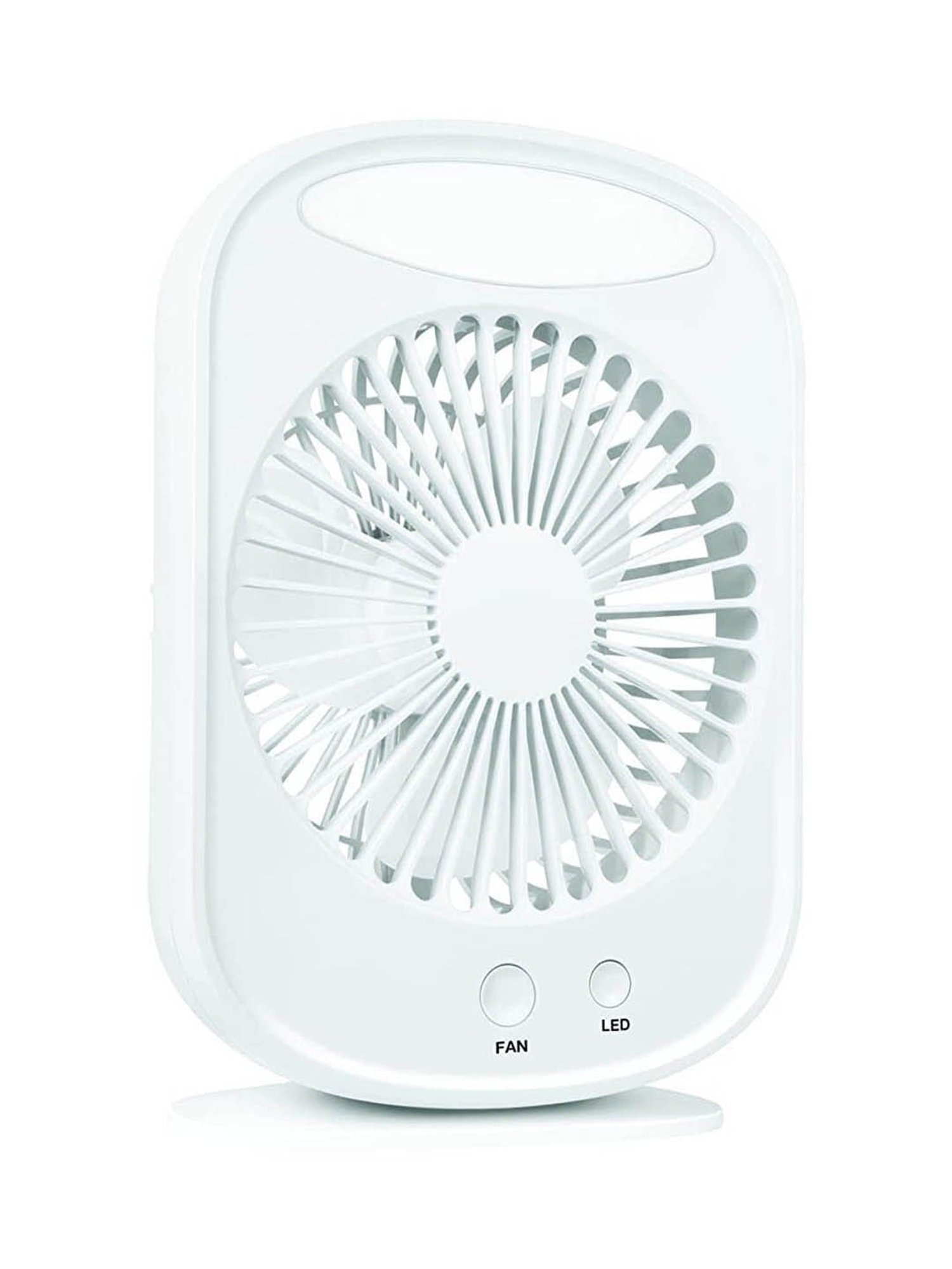 EcoLink Comfy 913715149801 Rechargeable Fan (White)