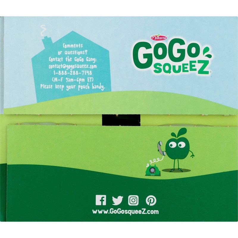 GoGo squeeZ Applesauce, Variety Apple/Banana/Strawberry - 3.2oz/20ct