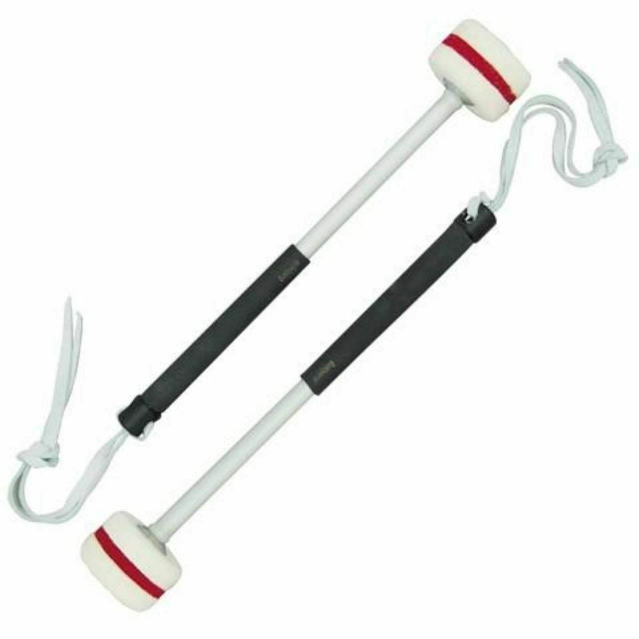 Ludwig L2331 Marching Bass Drum Mallets with Thong, Medium Ball