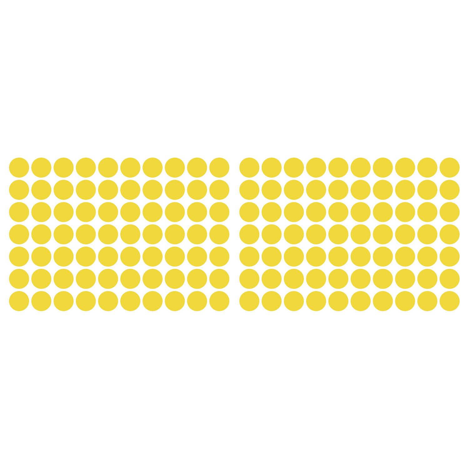 LiteMark 2 Inch Orange Dot Decals - Pack of 80