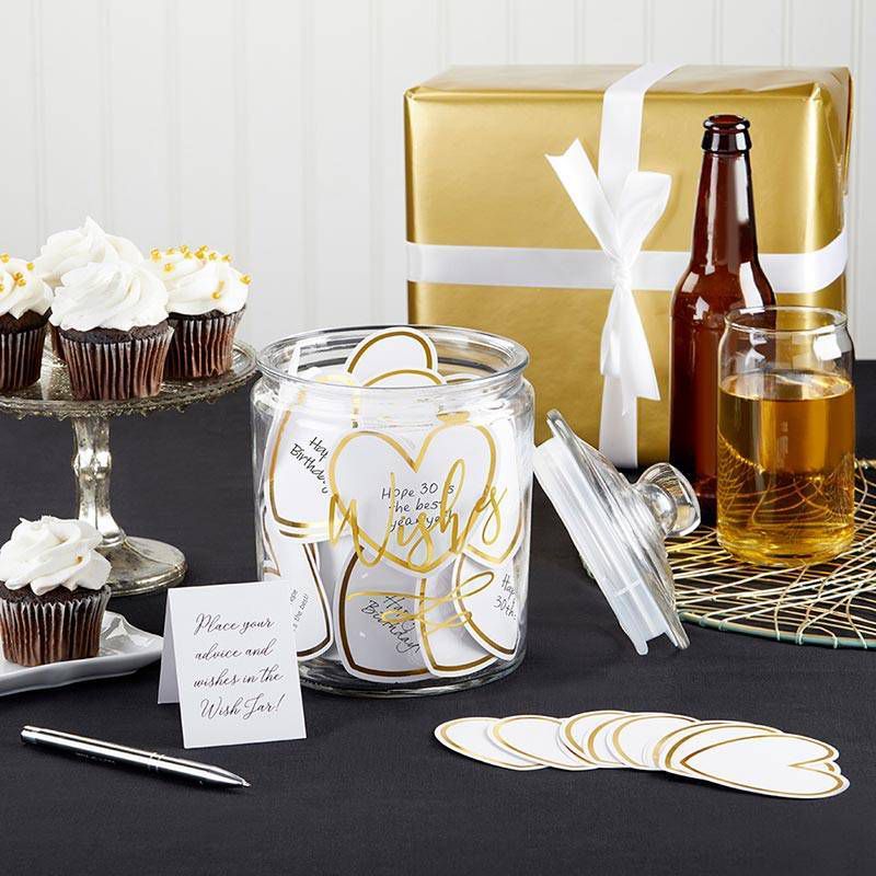 Wish Jar with Heart Shaped Cards