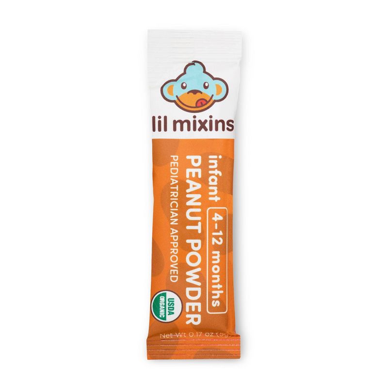Lil Mixins Early Allergen Introduction Peanut Powder - 18ct/0.17oz Each
