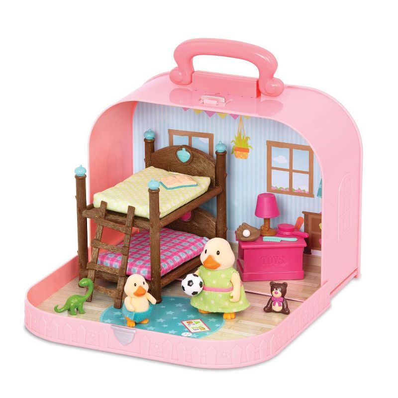 Li'l Woodzeez Bunk Bed Playset in Suitcase