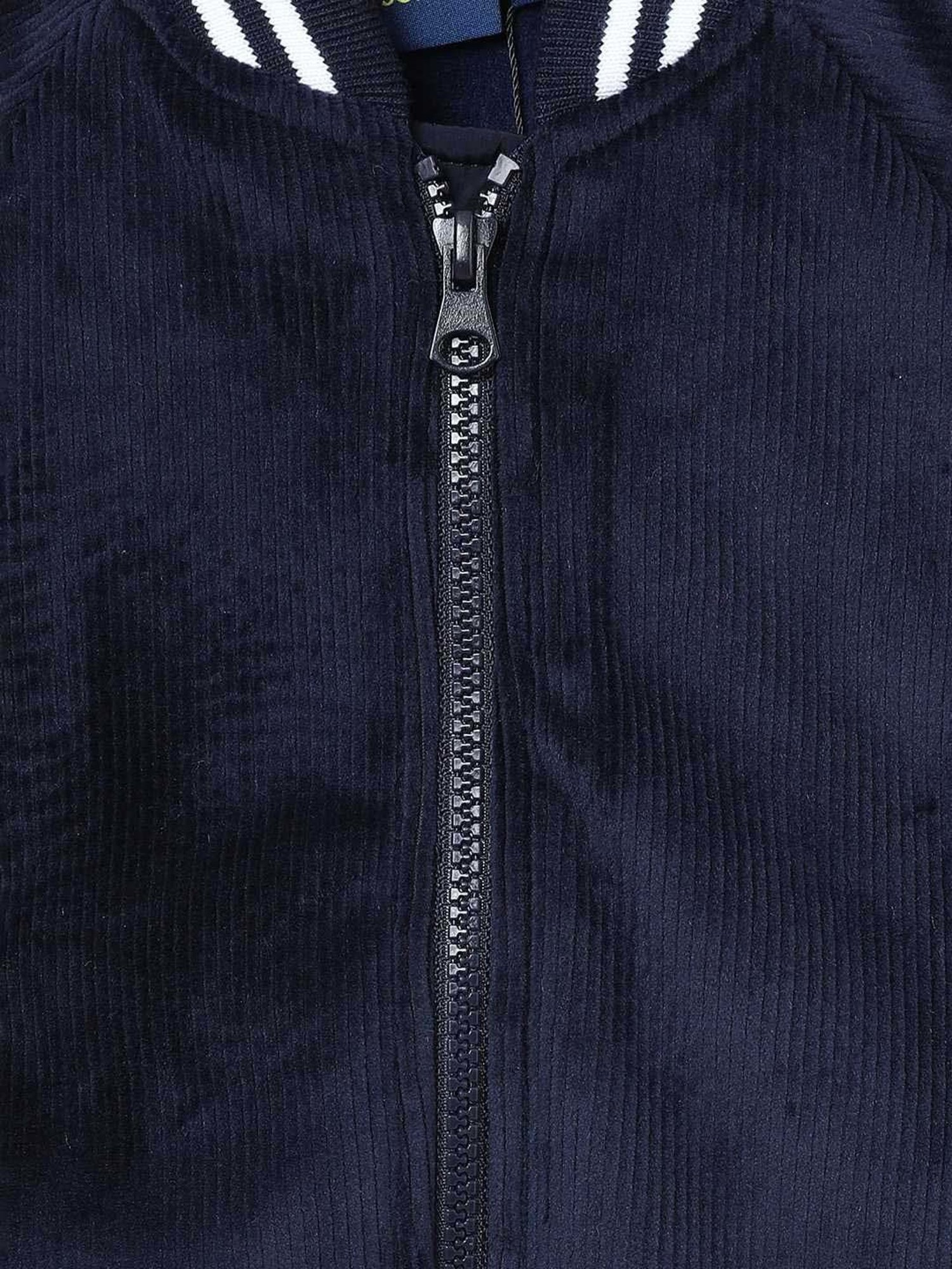 Juniors by Lifestyle Navy Regular Fit Full Sleeves Jacket