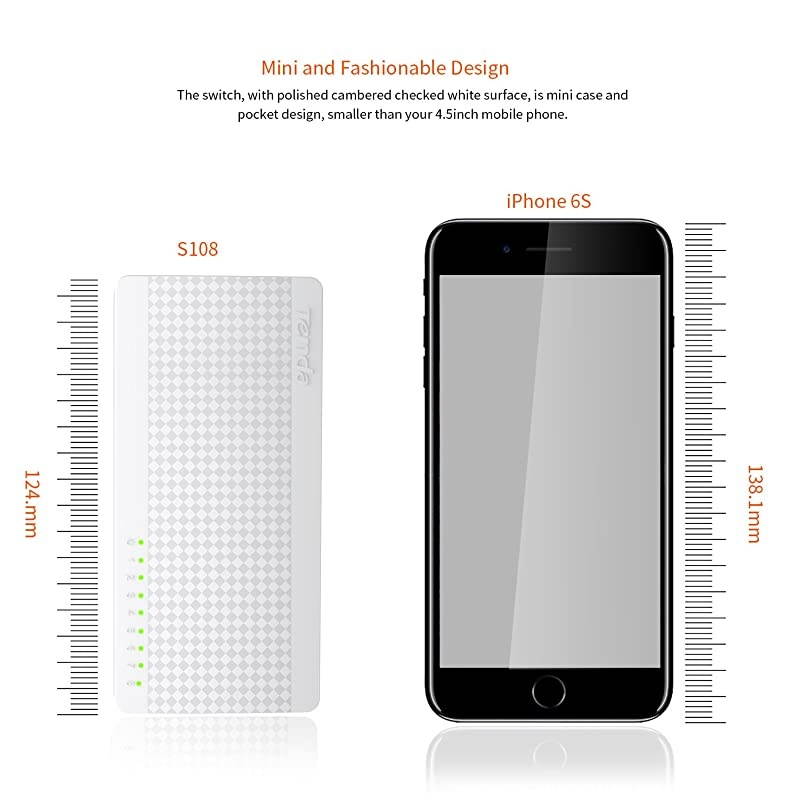 8 Port Gigabit Ethernet Network Switch | Ethernet Splitter | PlugandPlay | Traffic Optimization | Unmanaged