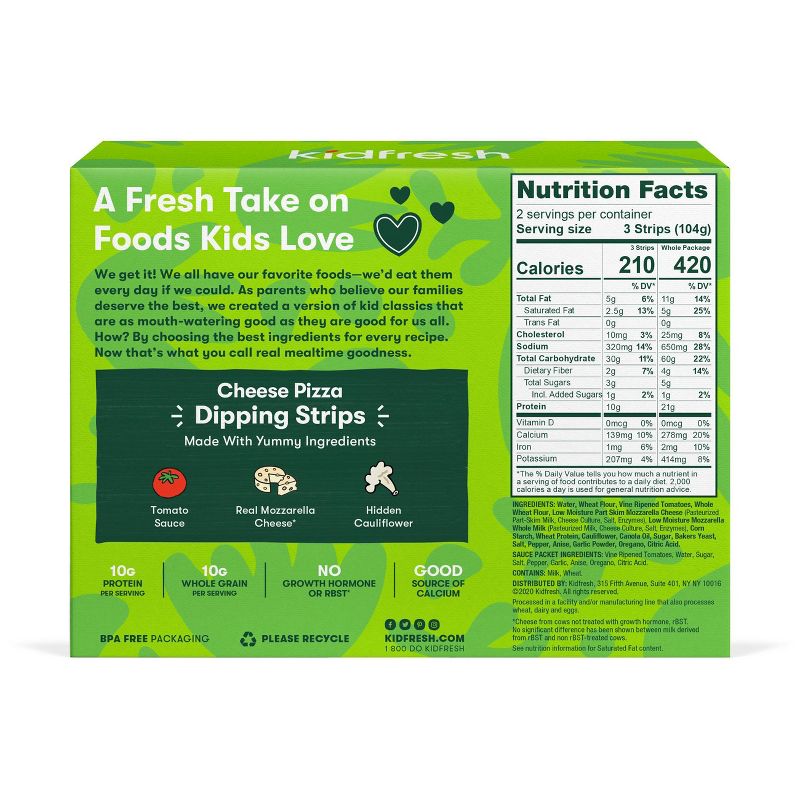 KidFresh Pizza Dipping Strips - 7.35oz