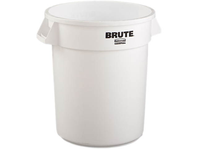 Rubbermaid RCP 2620 WHI Brute 20 Gallon Round Container - white