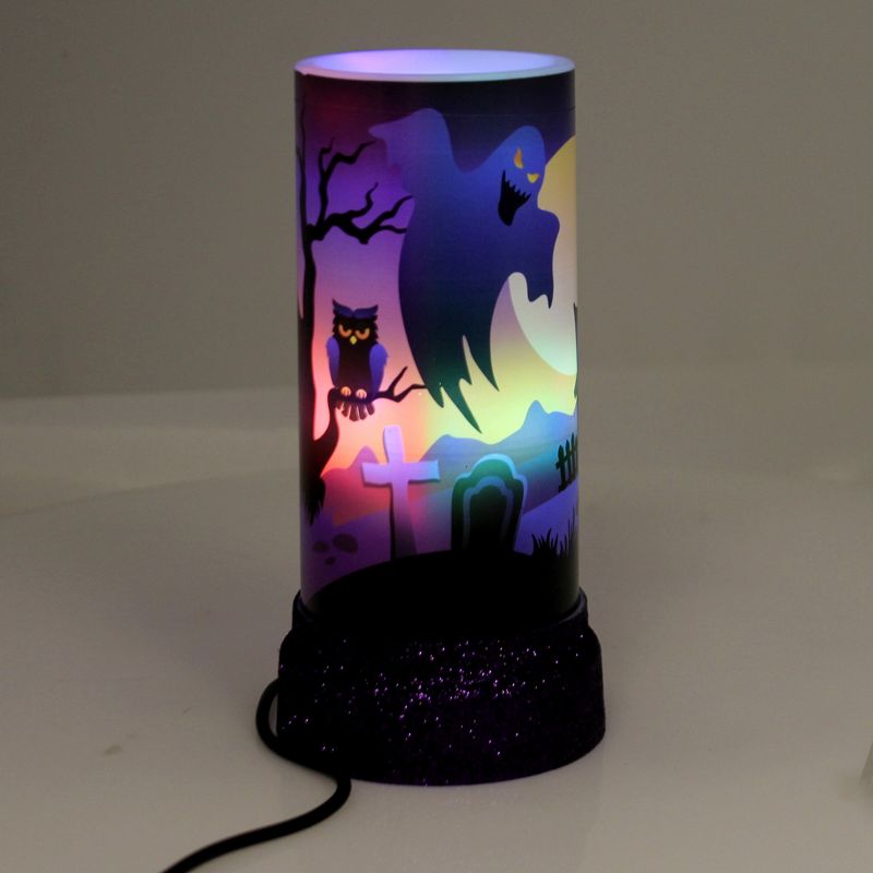 Halloween 6.75" Halloween Projecting Candle Images On Ceiling  -  Decorative Figurines