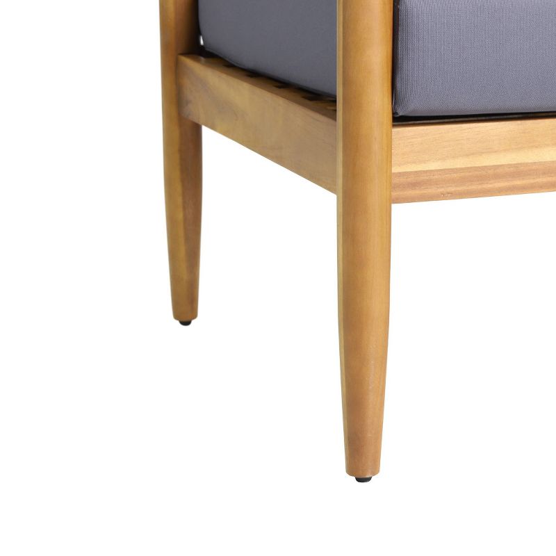 Tahoe Outdoor Three-Seater Sofa - Brown Wicker - Serta