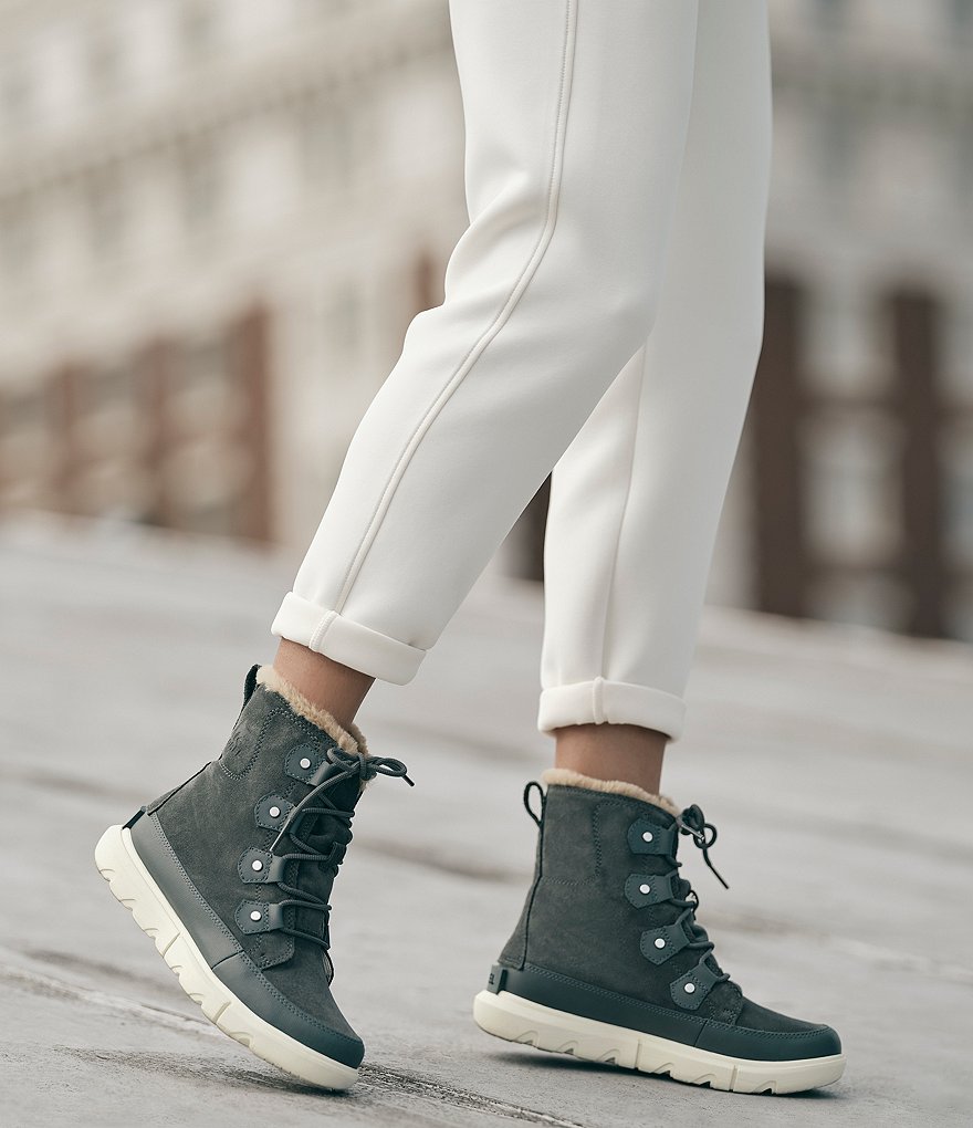 Sorel Explorer II Joan Waterproof Suede Booties