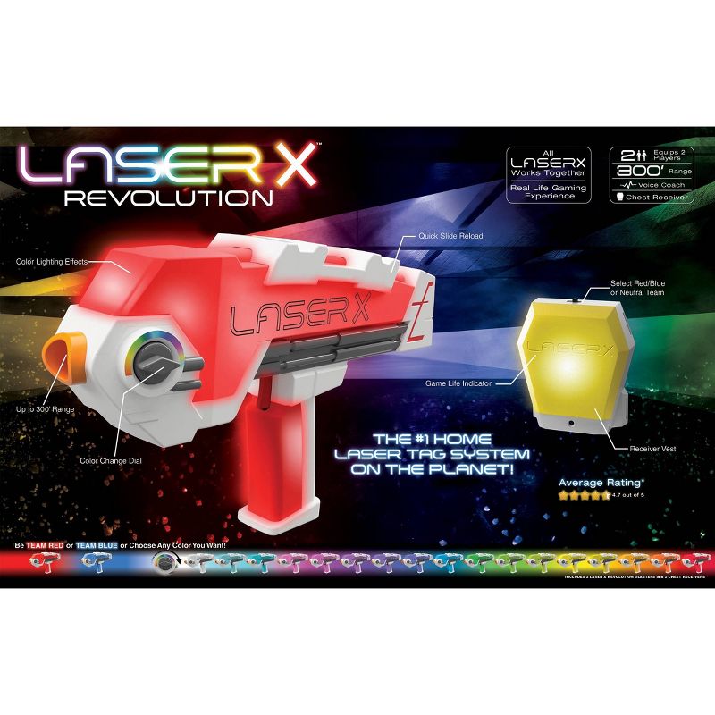 Laser X Two Player Revolution Blaster Laser Tag Gaming Set