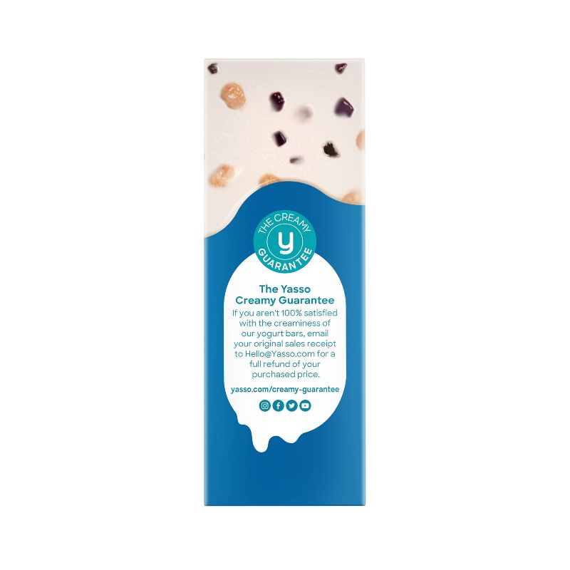 Yasso Frozen Greek Yogurt - Chocolate Chip Cookie Dough Bars - 4ct