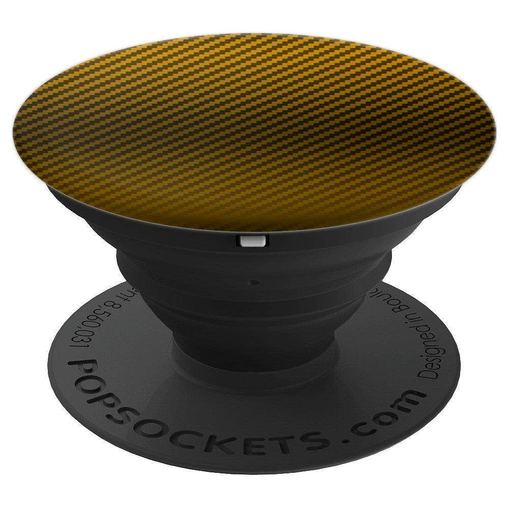 Carbon Fiber Weave Black And Orange For Back To School