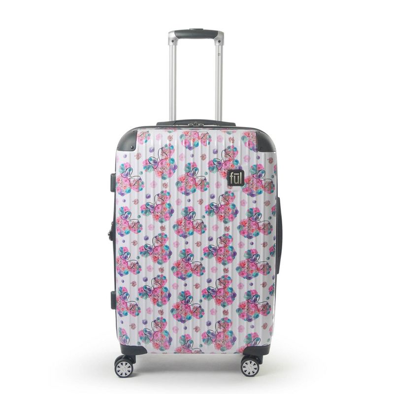 FUL Disney Minnie Mouse Printed 25" Hardside Rolling Suitcase - Floral