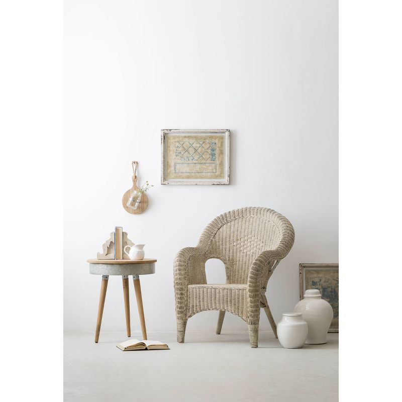 Set of 2 Corbel Shaped Bookends White - 3R Studios