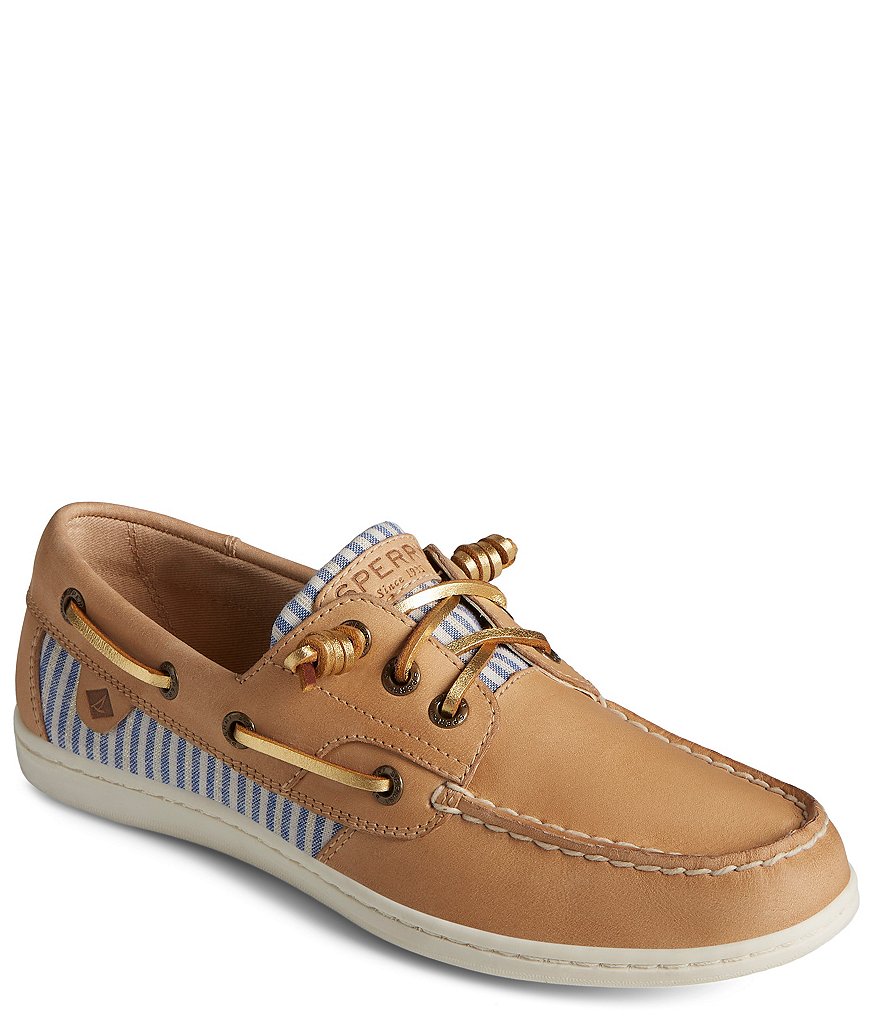 Sperry Women's Songfish Stripe Boat Shoes