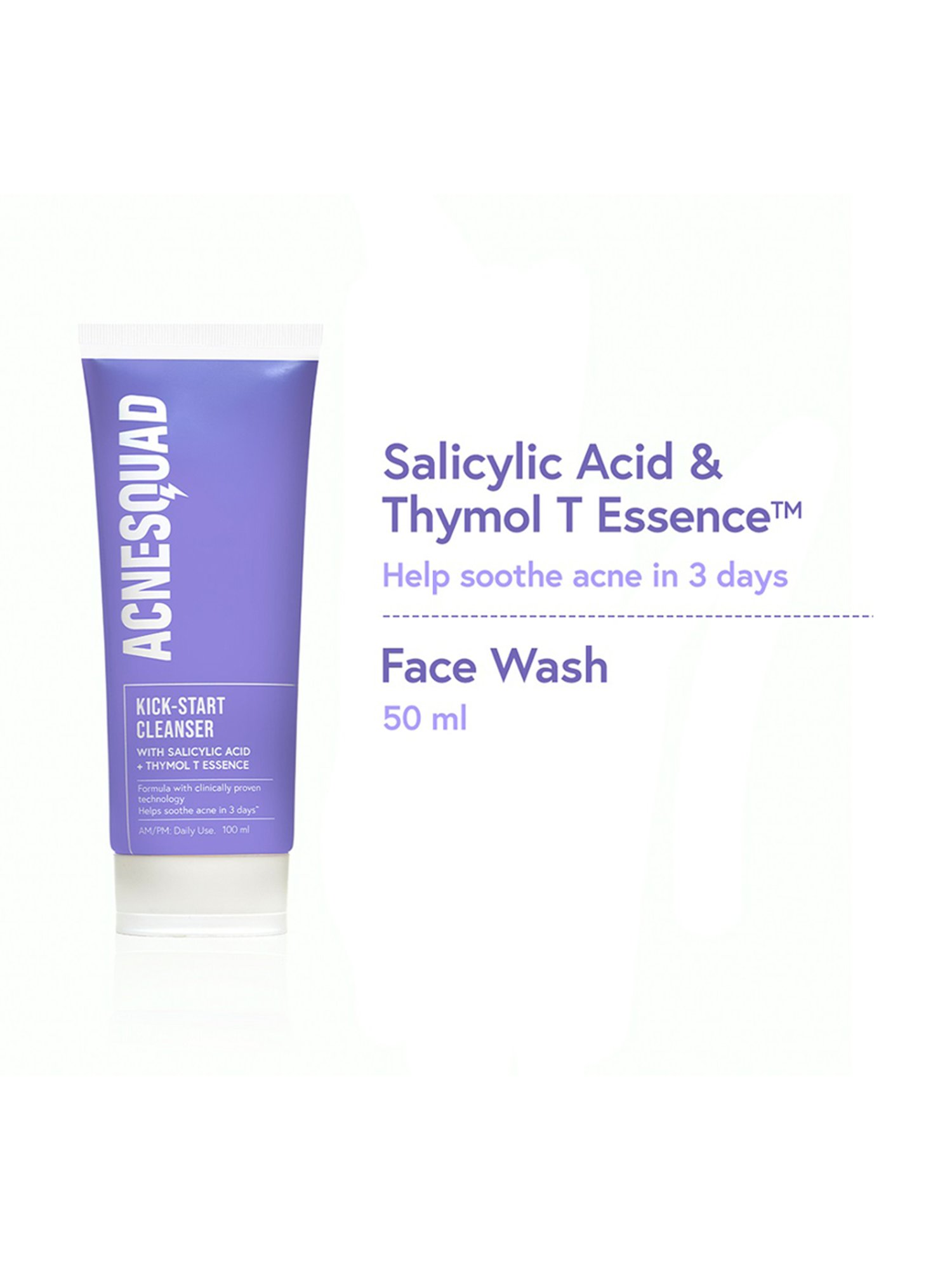 Acne Squad Kick-Start Cleanser with Salicylic Acid - 100 ml