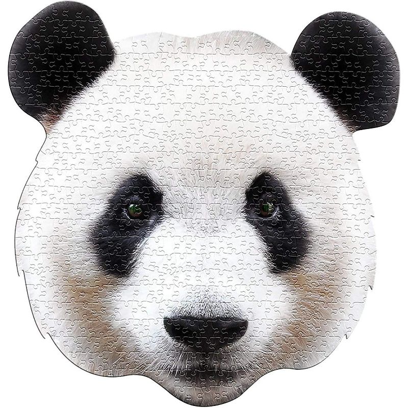 Madd Capp Games I AM Panda 300 Piece Animal Head-Shaped Jigsaw Puzzle