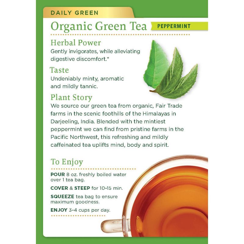 Traditional Medicinals Organic Green Tea Peppermint - .85oz