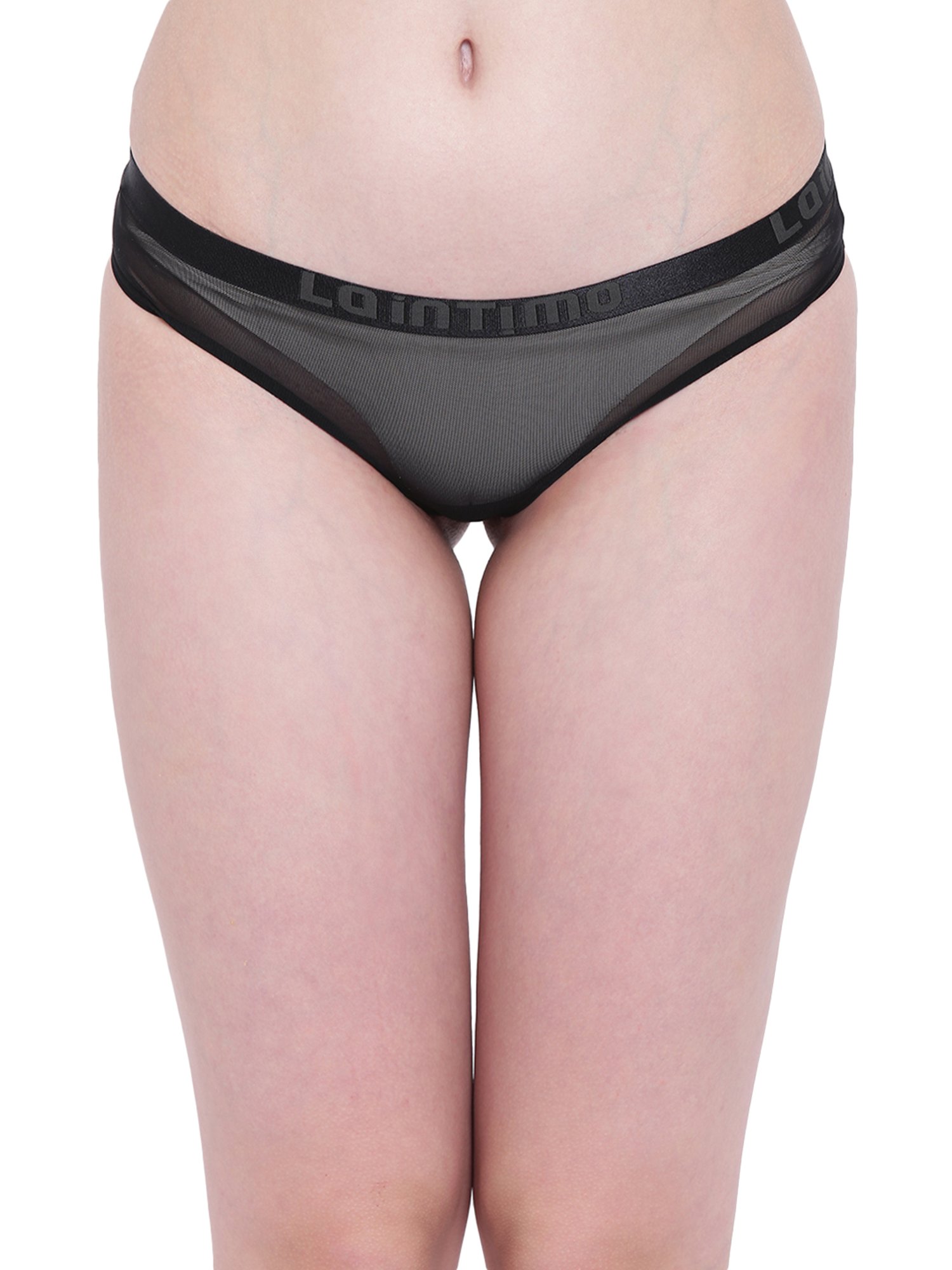 La Intimo Black Lace Bikini Panty