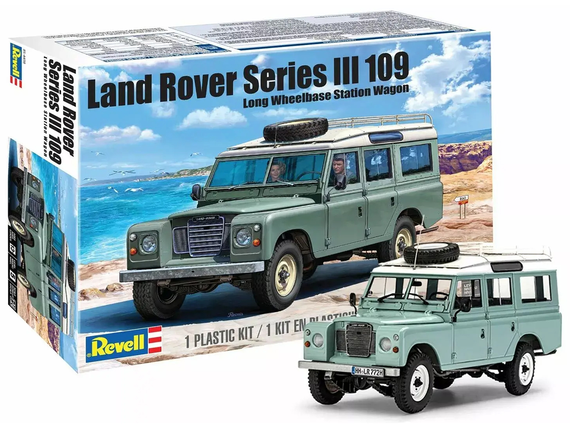 Skill 3 Model Kit Land Rover 109 LWB 1/24 Scale Model by Italeri