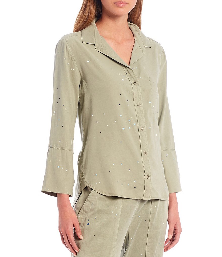 Cloth & Stone Woven Coordinating Inside Pocket Top