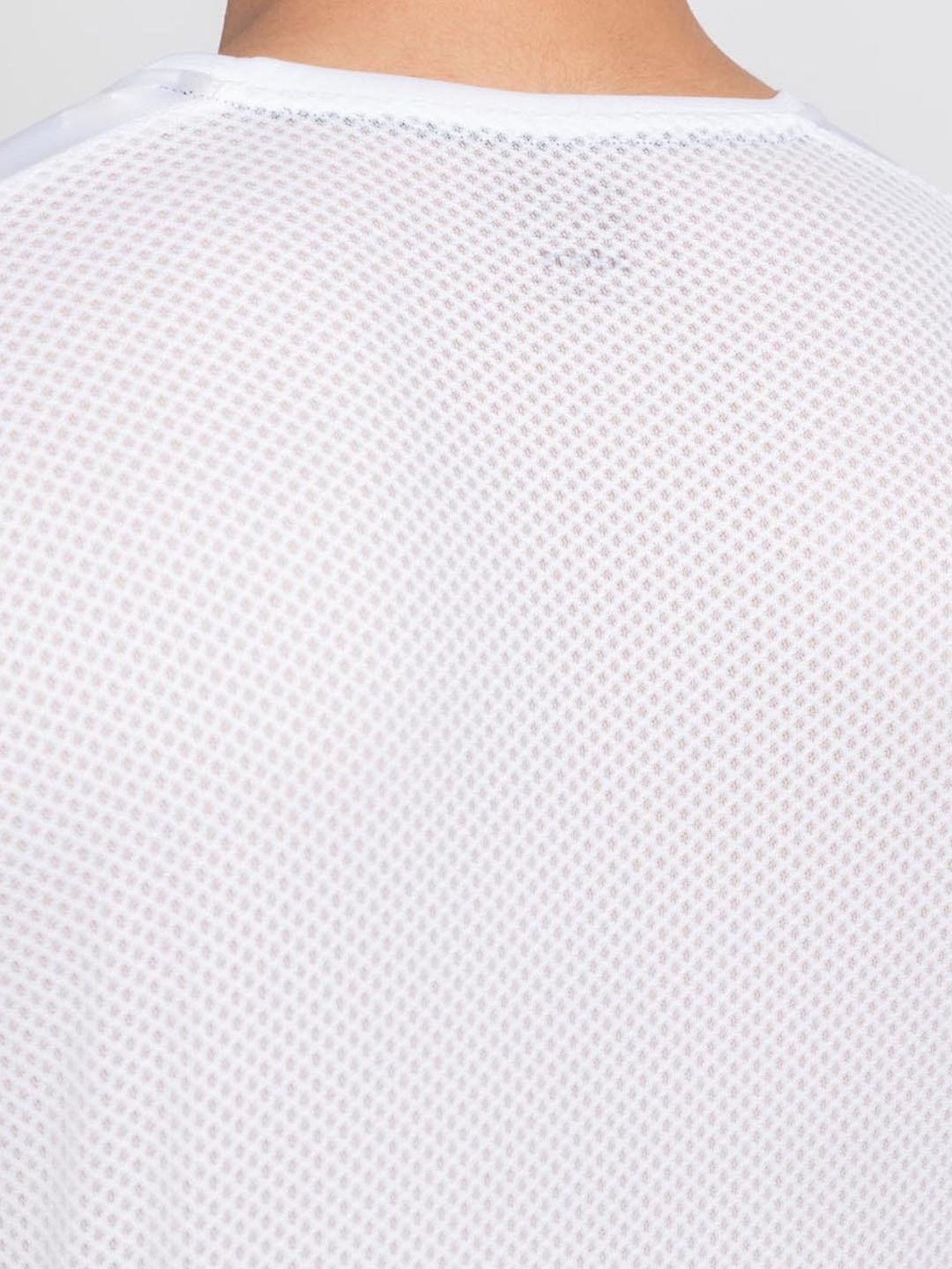 Adidas White Regular Fit Printed T-Shirt