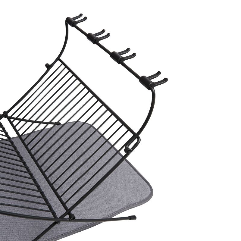 Steel Xdry Dish Drying Rack Gray - Umbra