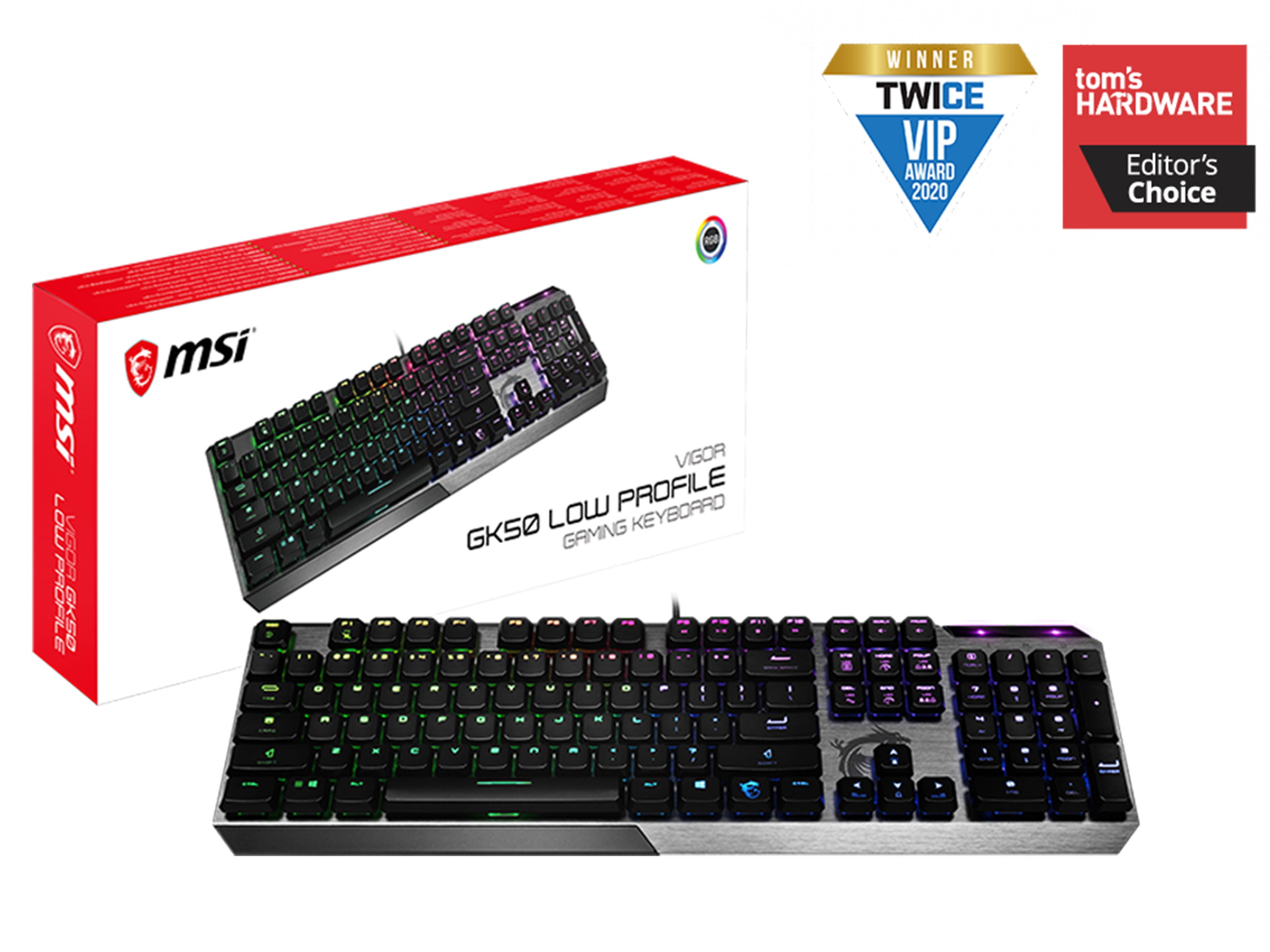 2, 60% Wired/Wireless Mechanical Keyboard (Kailh Box Brown Switch/White Case) - Full Keys Programmable - True RGB Backlit - Tap Arrow Keys - Double Shot PBT Keycaps - NKRO - 1900mAh Battery