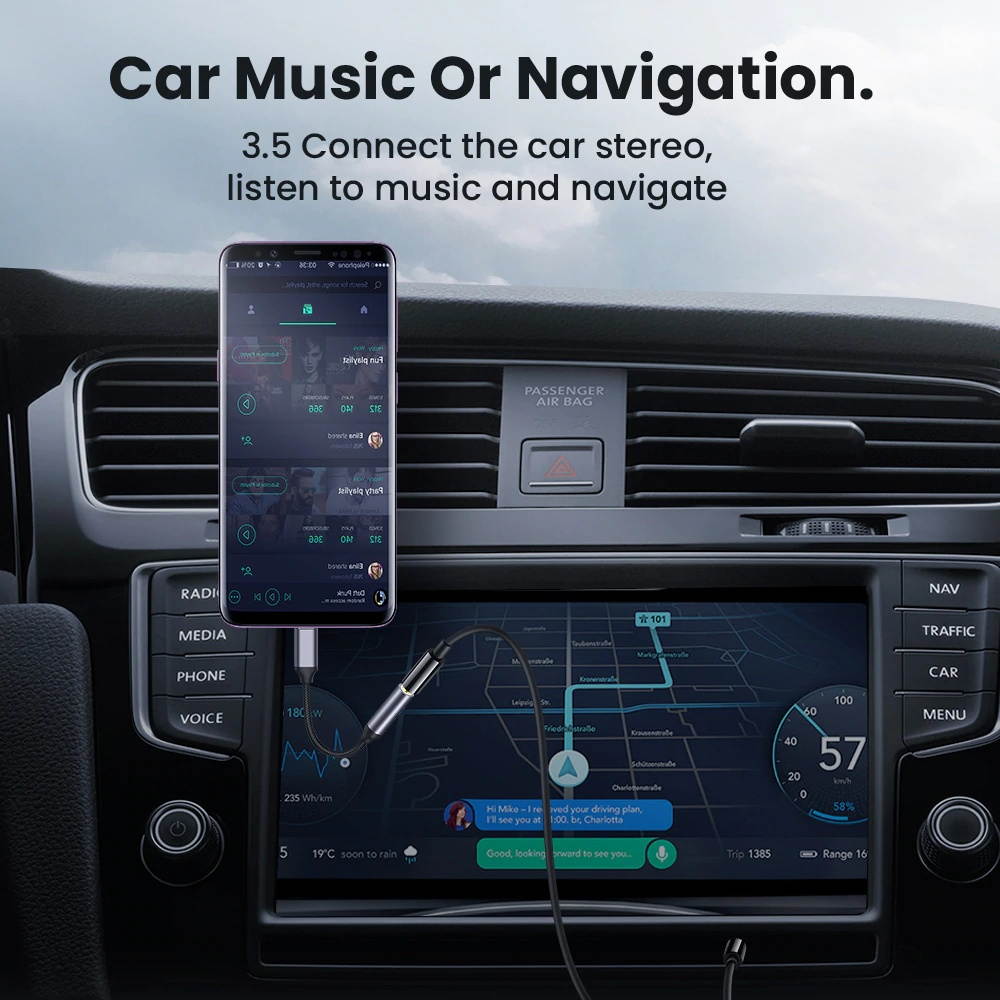 cable matters 2-pack usb audio adapter (usb to audio jack, usb to stereo, usb to 3.5mm adapter) for windows and mac