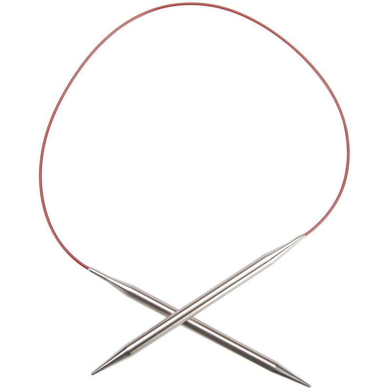ChiaoGoo Red Lace Stainless Circular Knitting Needles 24"-Size 10.75/7mm
