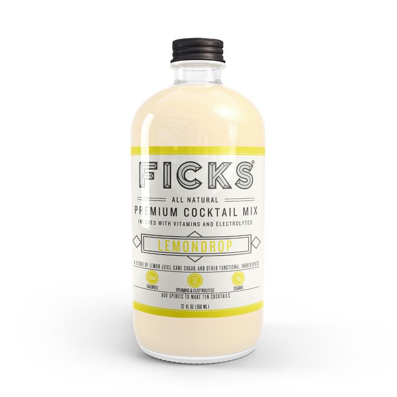 Ficks Lemon Sour Mix - 32 fl oz Bottle