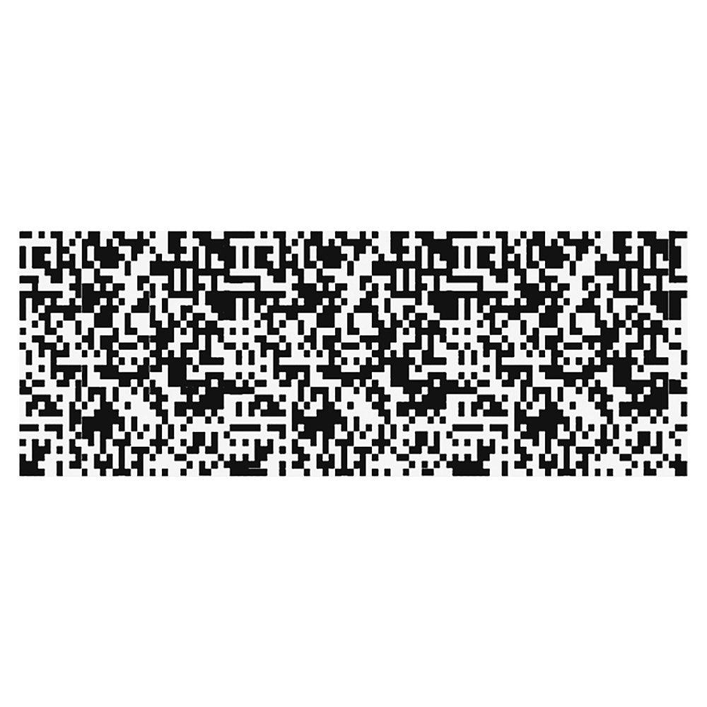 Stamp-Ever Pre-inked Security Block Stamp - 1.69" Impression Width x 0.56" Impression Length - 50000 Impression(s) - Blue - 1 Each