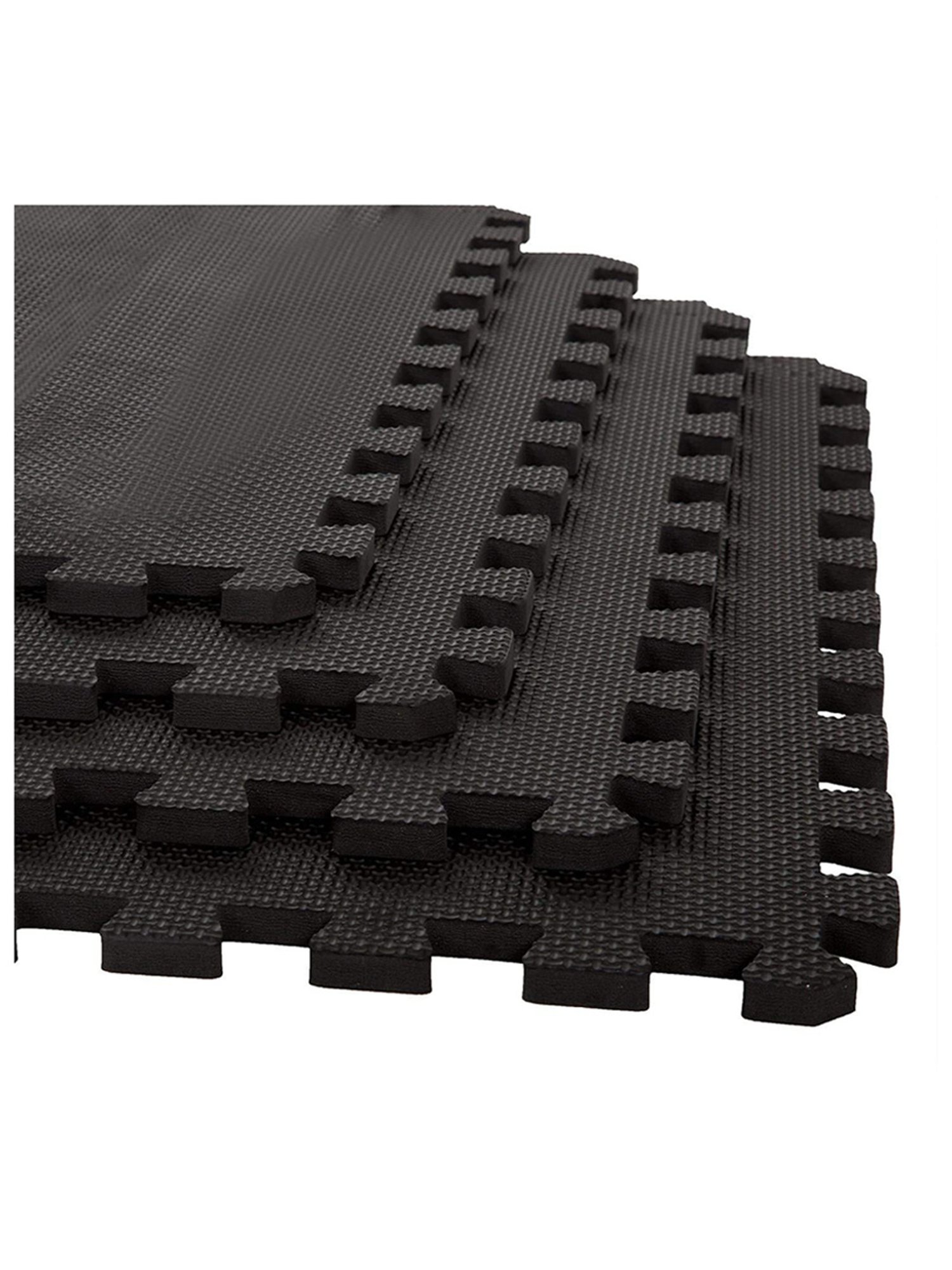 Xtrim Puzzle Exercise Mat with EVA Foam (Black) Size - 10mm