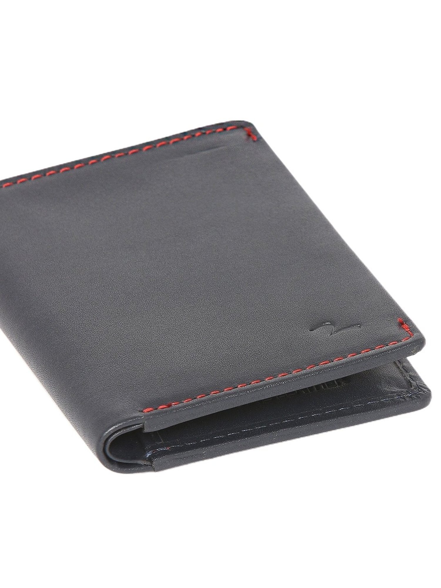 THE HOLISTIK Revival Black & Maroon Casual Leather Bi-Fold Wallet for Men