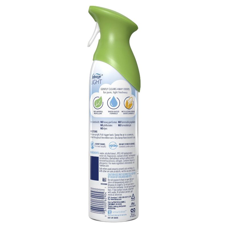 Febreze Light Odor-Eliminating Air Freshener - Bamboo - 8.8 fl oz
