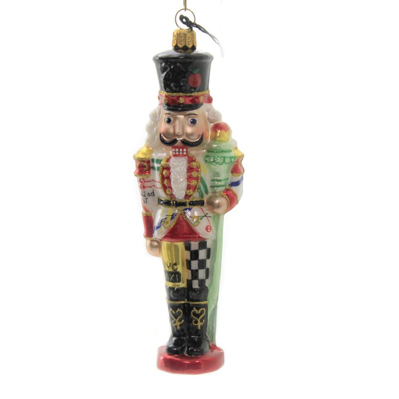 Joy To The World 6.5" New Yory City Nutcracker Ornament Time Square Taxi 42Nd  -  Tree Ornaments