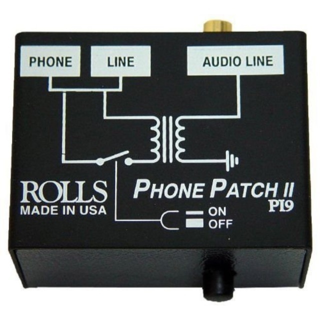 Rolls PI9 Phone Patch II Telephone Output Adapter, RJ11