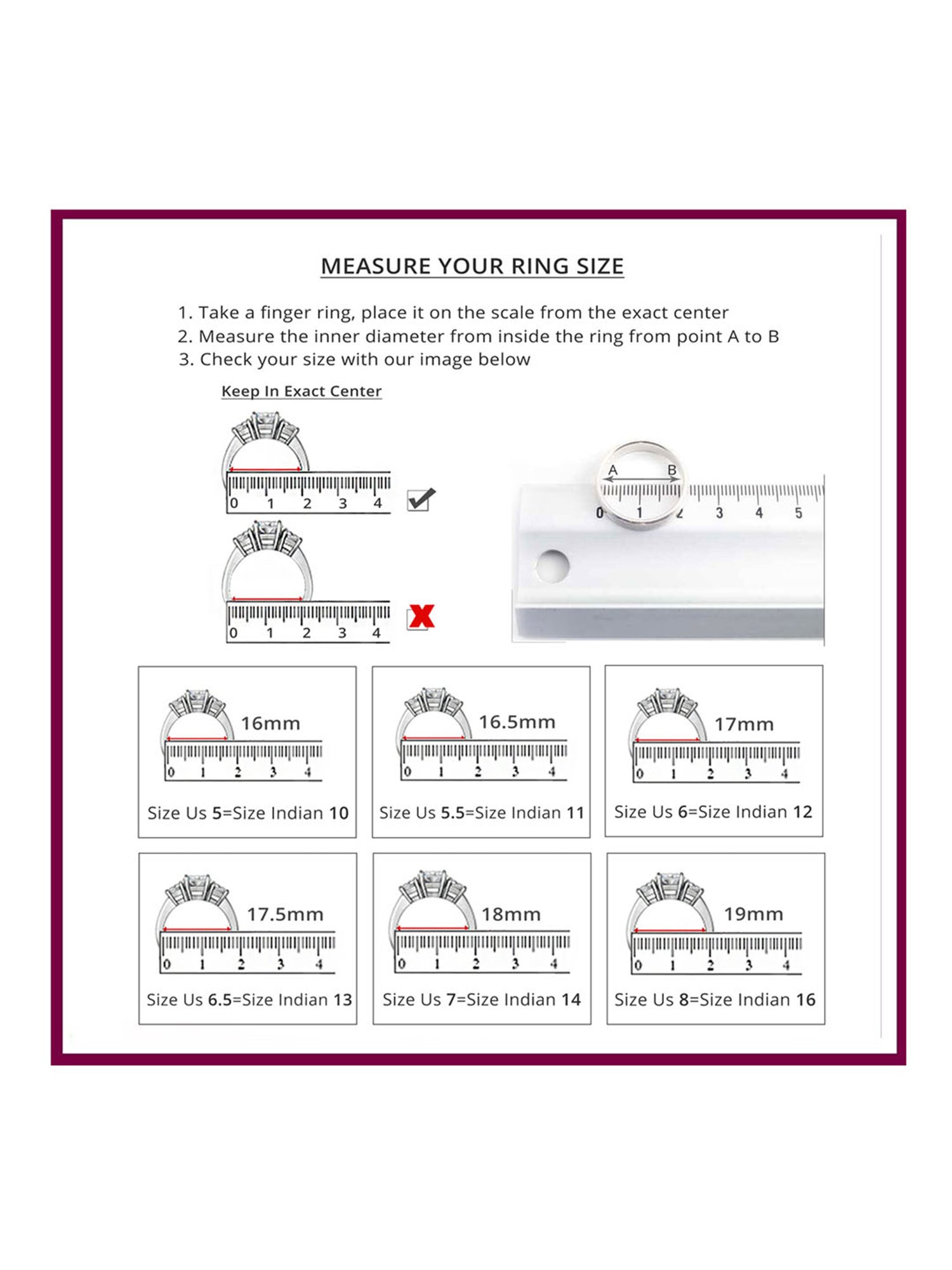 925 Silver Pear American Diamond Solitaire Wedding Engagement Ring for Women & Girls