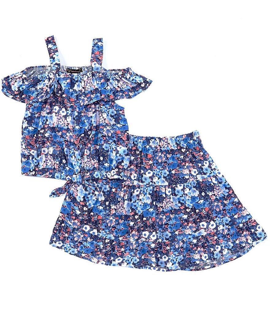 Habitual Big Girls 7-16 Ruffle-Trim Romper