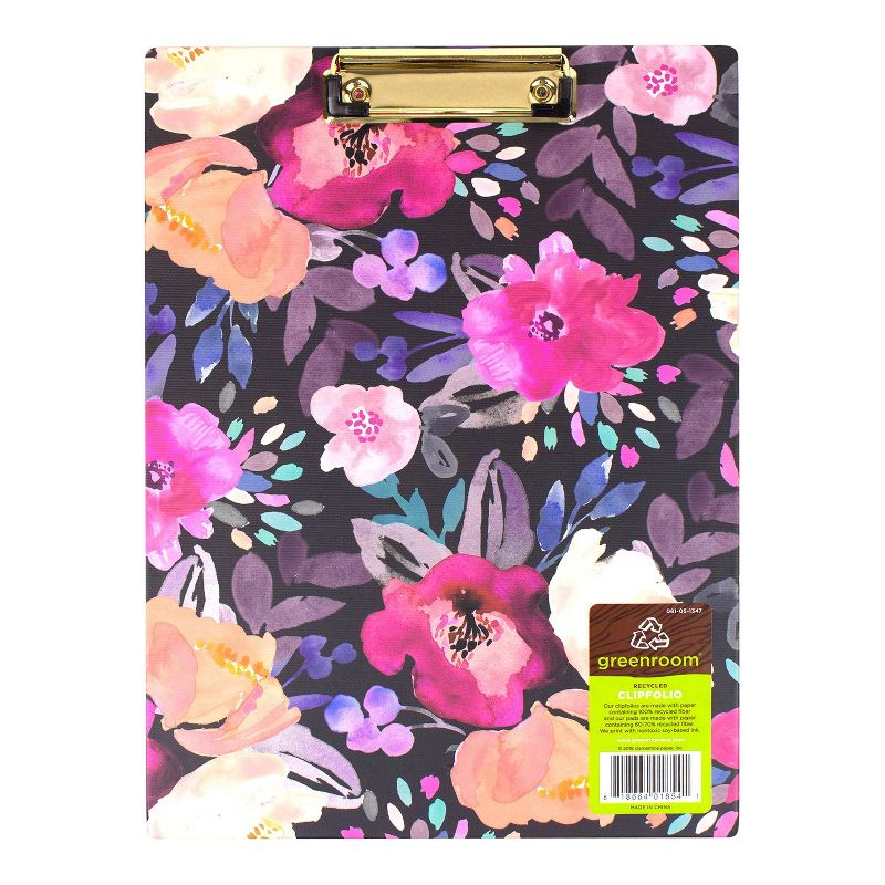 8.5" x 11" Clipfolio Dots/Stripes - greenroom